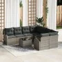 Juego de Sofá de Jardín de 9 Piezas con Cojines en Ratán Plástico Gris von , Outdoor-Sofas - Ref: Foro24-3345979, Preis: 555,...