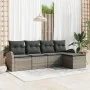 Conjunto de Sofá de Jardín de 5 Piezas con Cojines Gris by , Outdoor sofas - Ref: Foro24-3345999, Price: 300,14 €, Discount: %