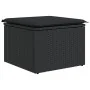 Juego de Sofás de Jardín de 5 Piezas con Cojines Negro Poliratán by , Outdoor sofas - Ref: Foro24-3346003, Price: 303,42 €, D...
