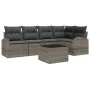 Conjunto de Sofá de Jardín de 5 Piezas con Cojines Ratán Poliéster Negro von , Outdoor-Sofas - Ref: Foro24-3346049, Preis: 38...