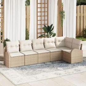 Conjunto de Sofá de Jardín de 6 Piezas con