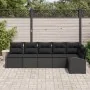 Juego de sofá de jardín de 6 piezas con cojines negro poliratán by , Outdoor sofas - Ref: Foro24-3346063, Price: 413,47 €, Di...