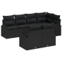 Conjunto de Sofá de Jardín Set de 7 Negro by , Outdoor sofas - Ref: Foro24-3346083, Price: 512,53 €, Discount: %