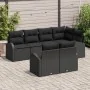 Conjunto de Sofá de Jardín Set de 7 Negro by , Outdoor sofas - Ref: Foro24-3346083, Price: 512,53 €, Discount: %