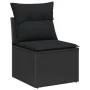 Conjunto de Sofá de Jardín Set de 7 Negro by , Outdoor sofas - Ref: Foro24-3346083, Price: 512,53 €, Discount: %
