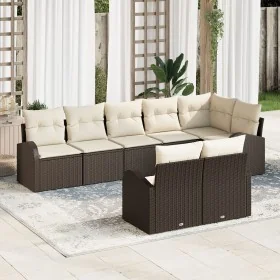 Conjunto de Sofá de Jardín de 8 Piezas con