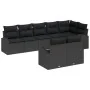 Conjunto de Sofá de Jardín de 8 Piezas con Cojines de Ratán Negro by , Outdoor sofas - Ref: Foro24-3346093, Price: 573,62 €, ...