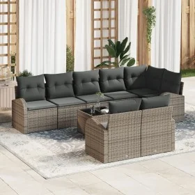 Conjunto de Sofá de Jardín de 8 Piezas con