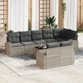 Juego de Sofá de Jardín de 9 Piezas con Cojines Gris Poliratán von , Outdoor-Sofas - Ref: Foro24-3346102, Preis: 656,18 €, Ra...