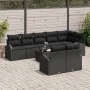 Conjunto de Sofá de Jardín de 9 Piezas con Cojines Ratán Beige by , Outdoor sofas - Ref: Foro24-3346103, Price: 624,52 €, Dis...