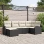 Set de Sofá de Jardín de 6 Piezas con Cojines Negro Poliratán | Foro24.es | Tu tienda online para hogar, jardín y más Foro24.es