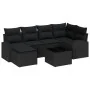 Set de Sofá de Jardín de 7 Piezas con Cojines Beige Poliratán von , Outdoor-Sofas - Ref: Foro24-3346123, Preis: 441,94 €, Rab...