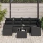 Set de Sofá de Jardín de 7 Piezas con Cojines Beige Poliratán von , Outdoor-Sofas - Ref: Foro24-3346123, Preis: 441,94 €, Rab...