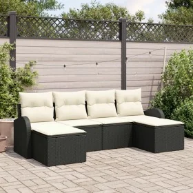 Conjunto de Sofás de Jardín de 6 Piezas con
