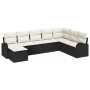 Conjunto de Sofá de Jardín de 8 piezas con Cojines de Negro Rattan Polimérico | Foro24.es | Tu tienda online para hogar, jardín y más Foro24.es