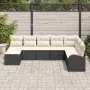 Conjunto de Sofá de Jardín de 8 piezas con Cojines de Negro Rattan Polimérico | Foro24.es | Tu tienda online para hogar, jardín y más Foro24.es