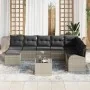 Conjunto de Sofá de Jardín Conjunto de 9 Beige y Negro Ratan by , Outdoor sofas - Ref: Foro24-3346172, Price: 608,99 €, Disco...