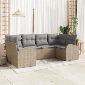 Conjunto de Sofás de Jardín de 6 Piezas con