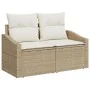 Set de Sofá de Jardín de 3 Piezas con Cojines Beige Polirratán | Foro24.es | Tu tienda online para hogar, jardín y más Foro24.es