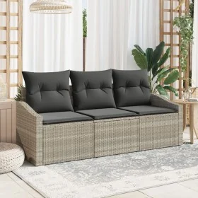 Conjunto de Sofá de Jardín de 3 Piezas con