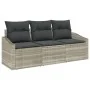 Conjunto de Sofá de Jardín de 3 Piezas con Cojines Ratán de Polietileno Beige Claro | Foro24.es | Tu tienda online para hogar, jardín y más Foro24.es