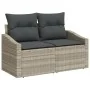Conjunto de Sofá de Jardín de 3 Piezas con Cojines Ratán de Polietileno Beige Claro | Foro24.es | Tu tienda online para hogar, jardín y más Foro24.es