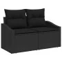 Juego de Sofás de Jardín de 5 Piezas con Cojines Negro Poliratán von , Outdoor-Sofas - Ref: Foro24-3346593, Preis: 311,45 €, ...
