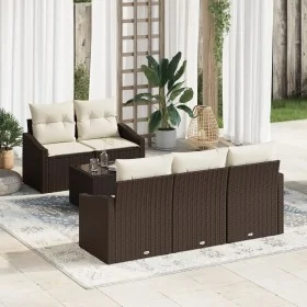 Conjunto de Sofá de Jardín de 6 Piezas con