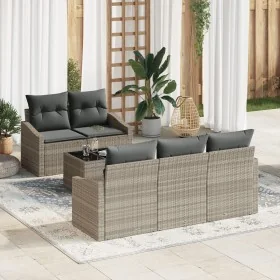 Conjunto de Sofá de Jardín de 6 Piezas con