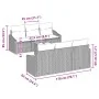 Juego de Sofá de Jardín de 7 Piezas con Cojines Beige de Poliratán by , Outdoor sofas - Ref: Foro24-3346610, Price: 477,51 €,...