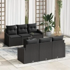 Conjunto de Sofás de Jardín de 7 Piezas con