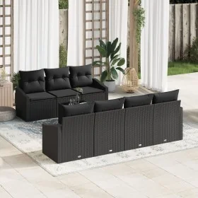 Conjunto de Sofás de Jardín de 8 Piezas con