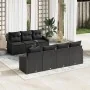 Conjunto de Sofás de Jardín de 8 Piezas con Cojines Negro Ratán Sintético | Foro24.es | Tu tienda online para hogar, jardín y más Foro24.es