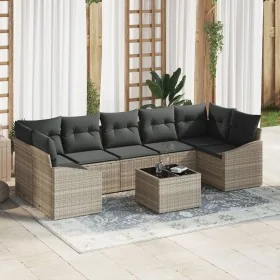 Conjunto de Sofá de Jardín de 8 Piezas con