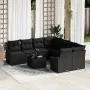 Juego de Sofá de Jardín Conjunto de 9 Negro Ratán von , Outdoor-Sofas - Ref: Foro24-3346663, Preis: 579,14 €, Rabatt: %