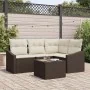 Set de Sofás de Jardín de 4 Piezas con Cojines Gris Poli Ratán | Foro24.es | Tu tienda online para hogar, jardín y más Foro24.es