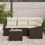 Set de Sofás de Jardín de 4 Piezas con Cojines Gris Poli Ratán | Foro24.es | Tu tienda online para hogar, jardín y más Foro24.es