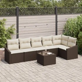 Conjunto de Sofás de Jardín de 6 piezas con