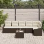 Conjunto de Sofás de Jardín de 6 piezas con Cojines Gris Ratán Sintético | Foro24.es | Tu tienda online para hogar, jardín y más Foro24.es