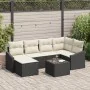 Juego de Sofá de Jardín de 6 Piezas con Cojines de Ratán Poliratán Marrón von , Outdoor-Sofas - Ref: Foro24-3346797, Preis: 4...