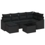 Juego de sofá de jardín de 7 piezas con cojines de Beige de Poliratán by , Outdoor sofas - Ref: Foro24-3346803, Price: 441,52...