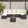 Set de Sofá de Jardín de 7 piezas con Cojines en Ratán Poliéster Marrón | Foro24.es | Tu tienda online para hogar, jardín y más Foro24.es