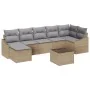 Conjunto de sofá de jardín de 8 piezas con cojines de ratán negro by , Outdoor sofas - Ref: Foro24-3346820, Price: 493,68 €, ...