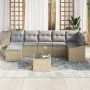 Conjunto de sofá de jardín de 8 piezas con cojines de ratán negro by , Outdoor sofas - Ref: Foro24-3346820, Price: 493,68 €, ...