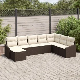 Conjunto de Sofá de Jardín de 8 Piezas con