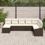 Conjunto de Sofá de Jardín de 8 Piezas con Cojines Marrón Ratán Sintético | Foro24.es | Tu tienda online para hogar, jardín y más Foro24.es
