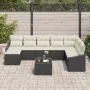 Conjunto de Sofá de Jardín de 8 Piezas con Cojines de Ratán Poliéster Marrón | Foro24.es | Tu tienda online para hogar, jardín y más Foro24.es