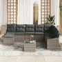Conjunto de Sofá de Jardín de 8 Piezas con Cojines Ratán Sintético Negro | Foro24.es | Tu tienda online para hogar, jardín y más Foro24.es