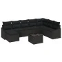 Juego de Sofá de Jardín de 9 Piezas con Cojines Beige Poliratán by , Outdoor sofas - Ref: Foro24-3346853, Price: 560,68 €, Di...