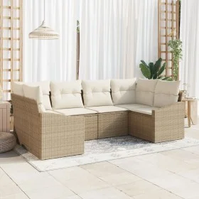 Conjunto de Sofás de Jardín de 6 Piezas con